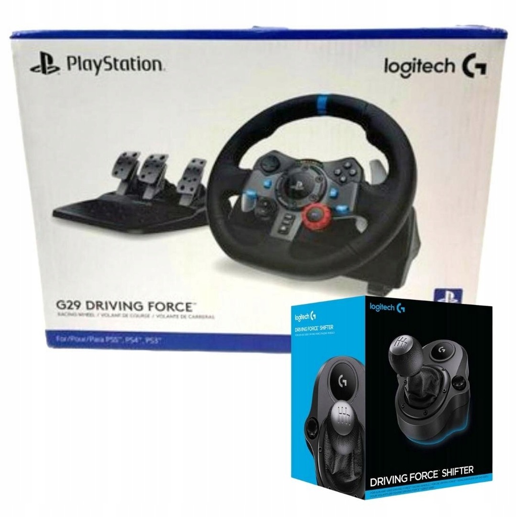 Kierownica LOGITECH G29 PC/PS3/PS4/PS5 + shifter