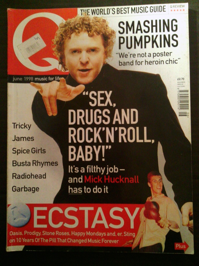 QMAGAZINE 06-1998 UK Smashing Pumpkins Tricky