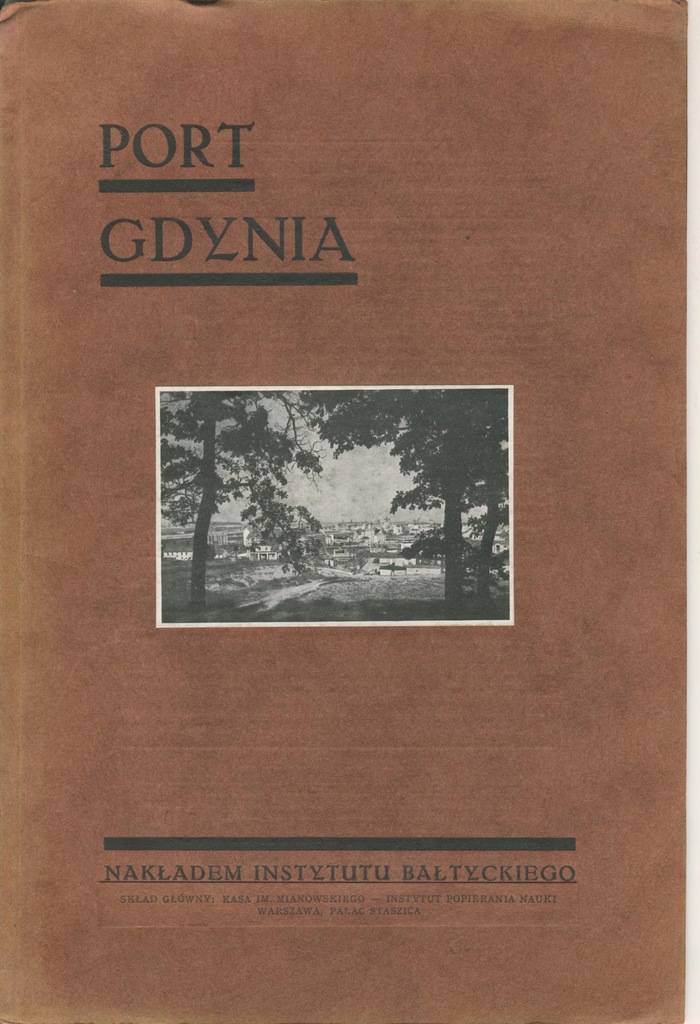 Port w Gdyni, 1931 r.