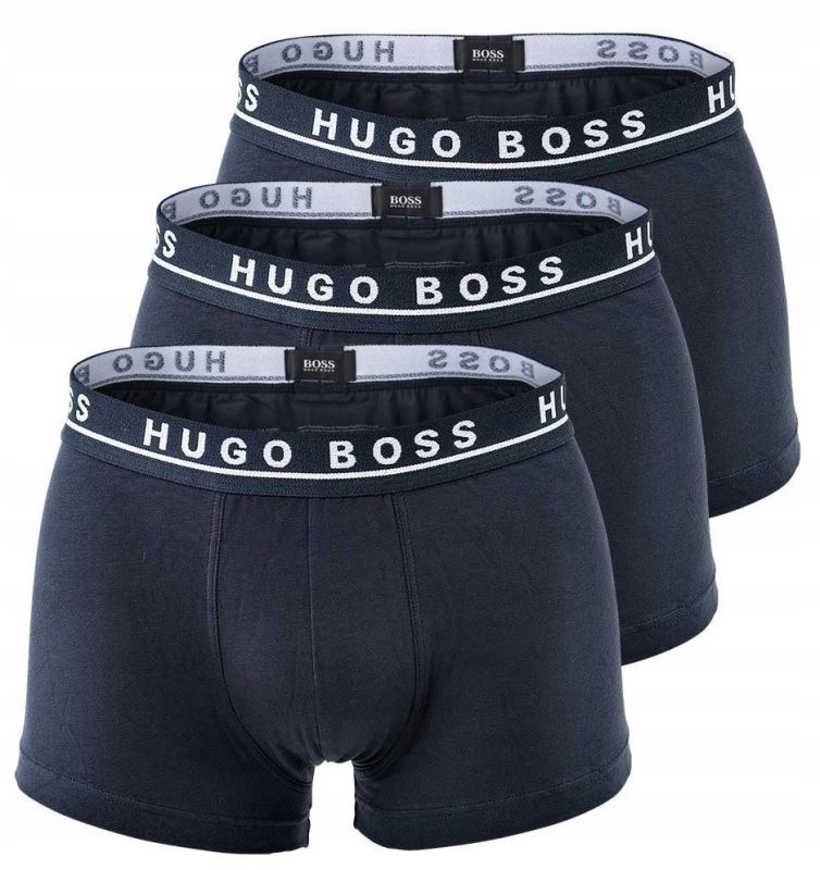 HUGO BOSS GRANATOWE BOKSERKI MĘSKIE M 2SZT