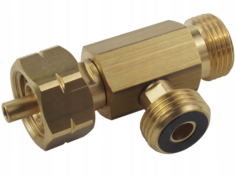 TRÓJNIK ROZDZIELACZ BUTLI GAZOWEJ 11KG NA DWIE KUCHENKI W21,8/14 L