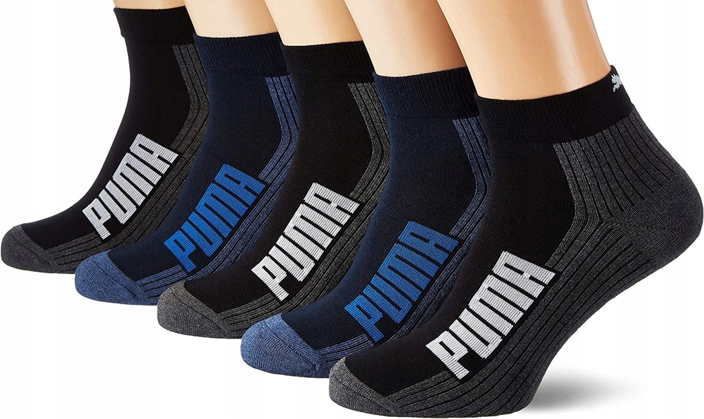PUMA MĘSKIE SKARPETKI 5 PAK Z LOGO BASIC 35-38 SPD