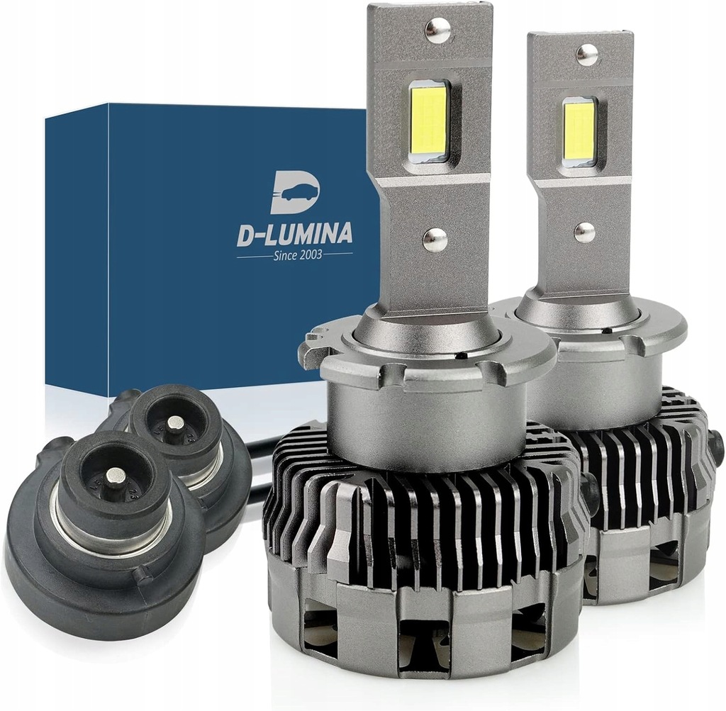 2-PAK Żarówki D-LUMIA D2S D2R D2C LED Plug&Play Xenon 6000K 20000lm 70W