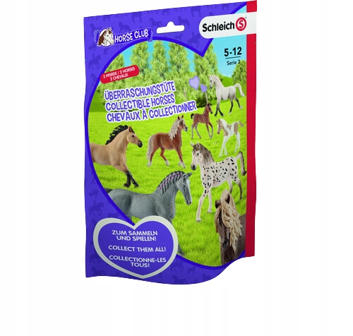 ZESTAW 2 FIGUREK ZWIERZĄT KONIE SCHLEICH 5+