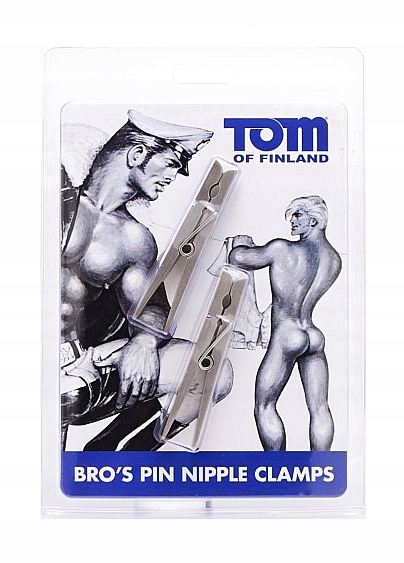 Zacisk XR BRANDS - TOM OF FINLAND srebrny