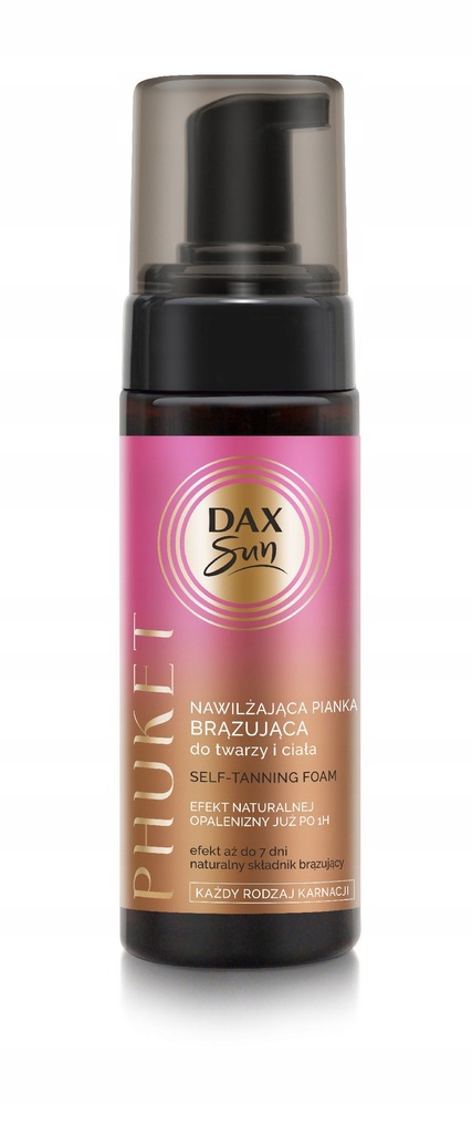 DAX SUN NAWILŻAJĄCA PIANKA BRĄZUJĄCA DO TWARZY I C