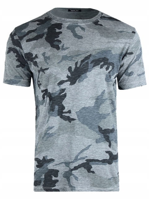 T-Shirt męski Replay M378371710-010 - L