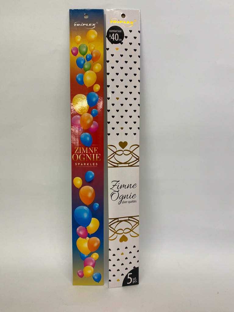 ZIMNE OGNIE Wesele Sztuczne Fajerwerki 40cm 5szt.