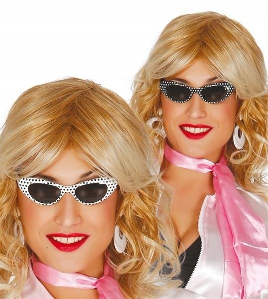 Okulary Sekretarki Biale Pin Up Lata 50 60 Oficjalne Archiwum Allegro