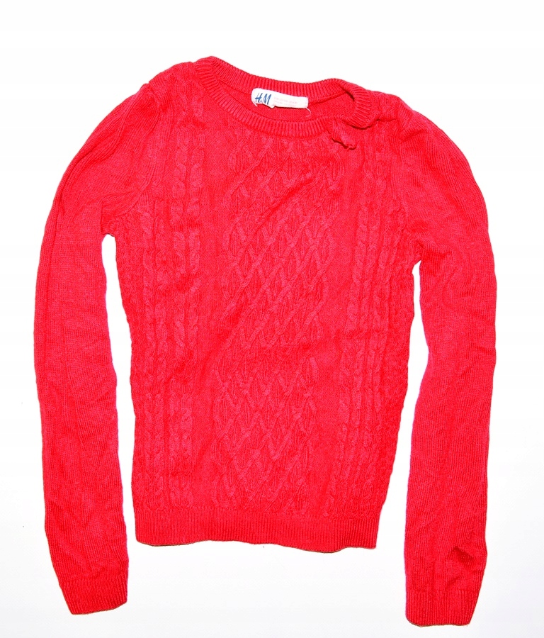 4353-47 ...H&M... n#s SWETEREK ROMBY RED r.116