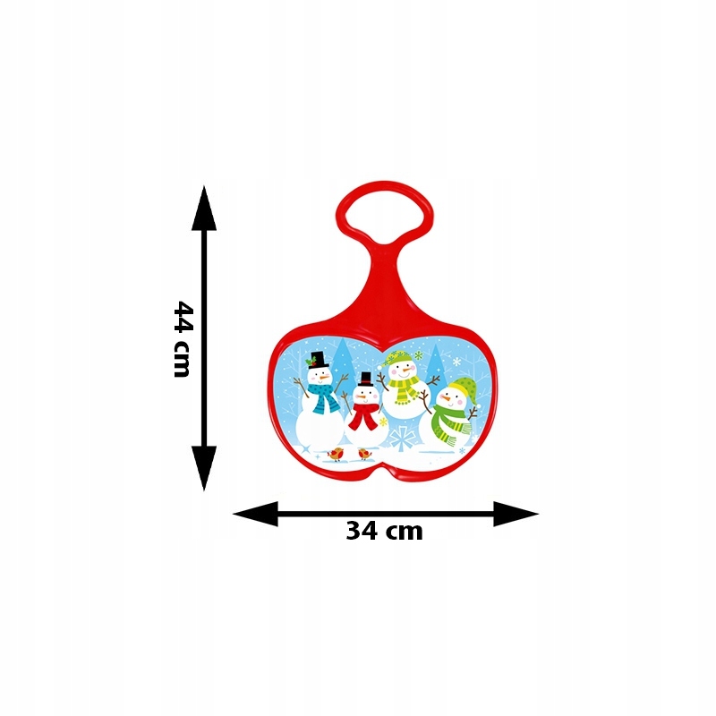 Mochtoys Jabłuszko Do Zjeżdżania Ślizg Zjazd Czerw