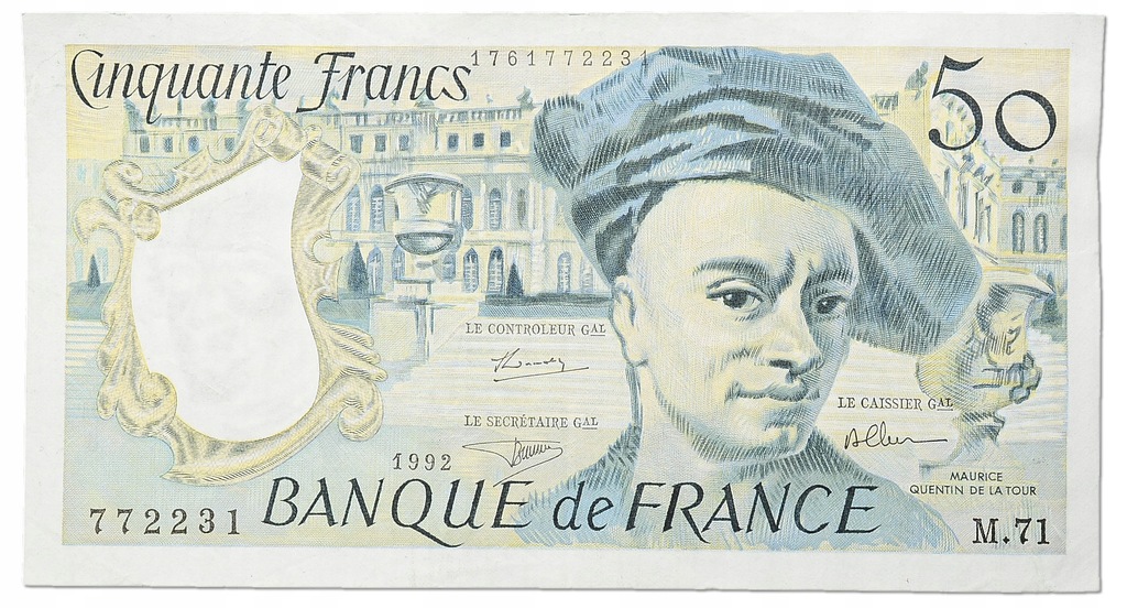 19.yy.Francja, 50 Franków 1992, St.3+