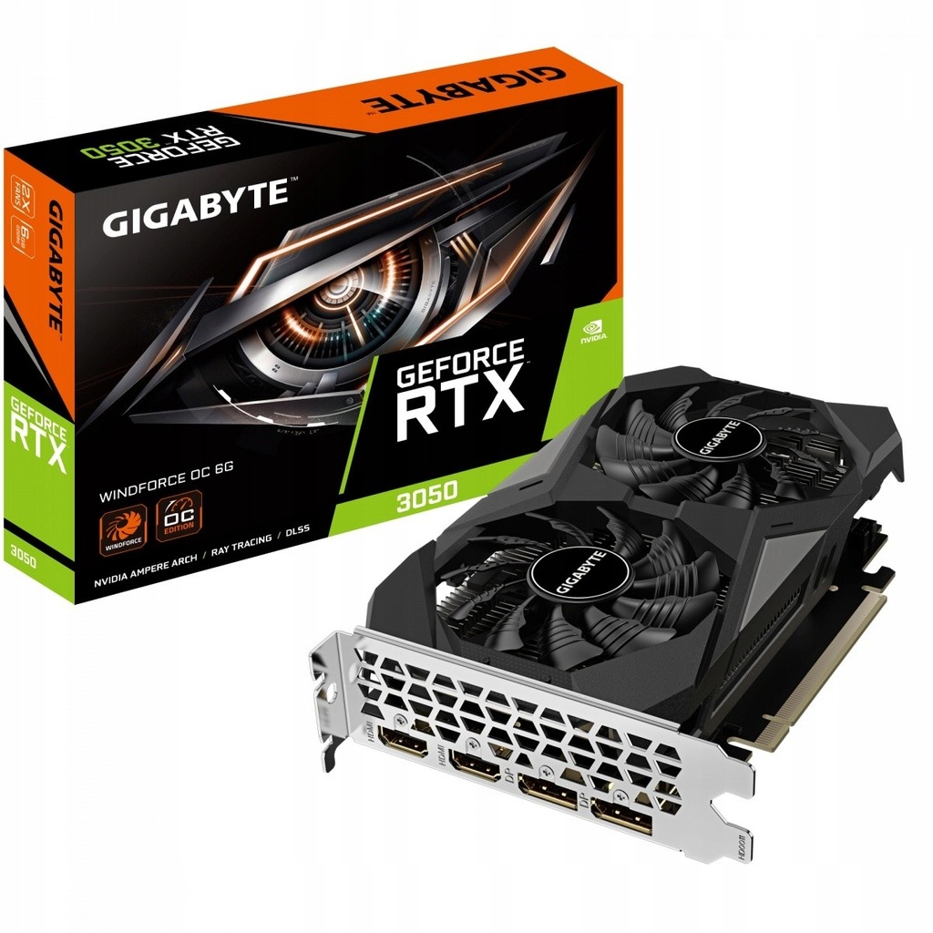 Karta graficzna Gigabyte RTX3050 WINDFORCE OC 6 GB