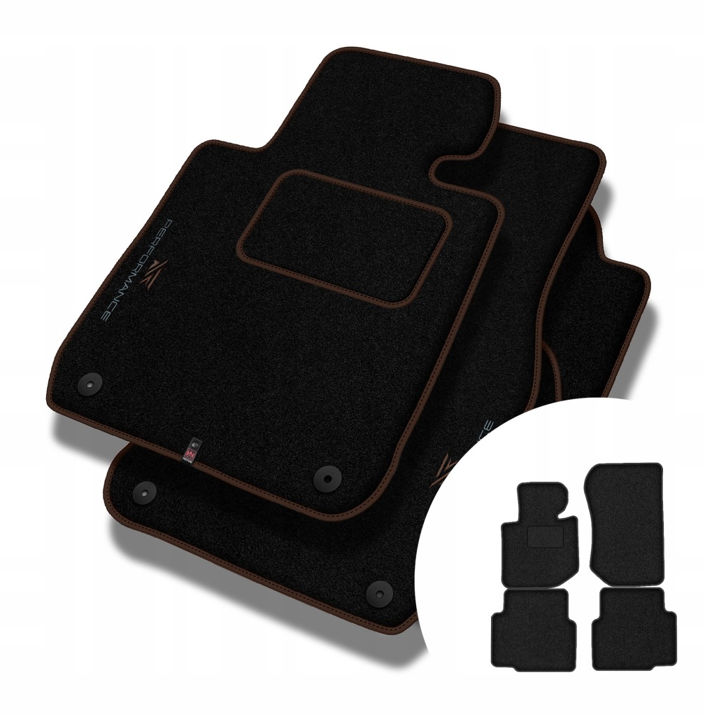 Dywaniki welurowe PERFORMANCE do BMW Seria 3 E36 1990-2000