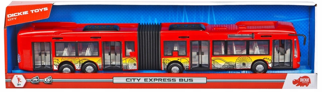 DICKIE Autobus przegubowy City Express 46cm Simba