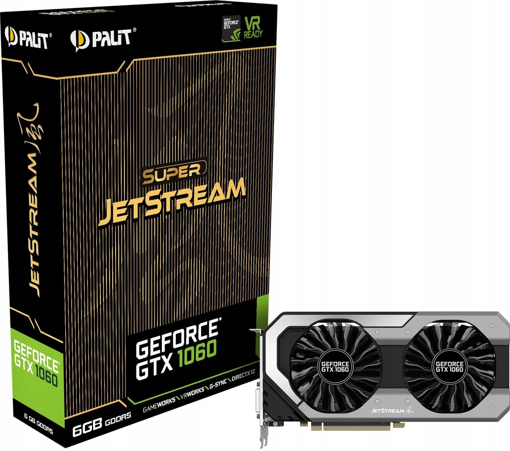 Купить Palit GTX 1060 JetStream 6 ГБ GDDR5 GWAR МАГАЗИН: отзывы, фото, характеристики в интерне-магазине Aredi.ru