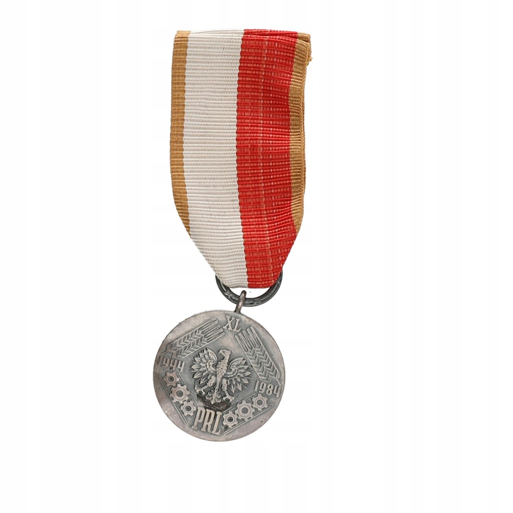 Medal XL - lecia PRL + legitymacja
