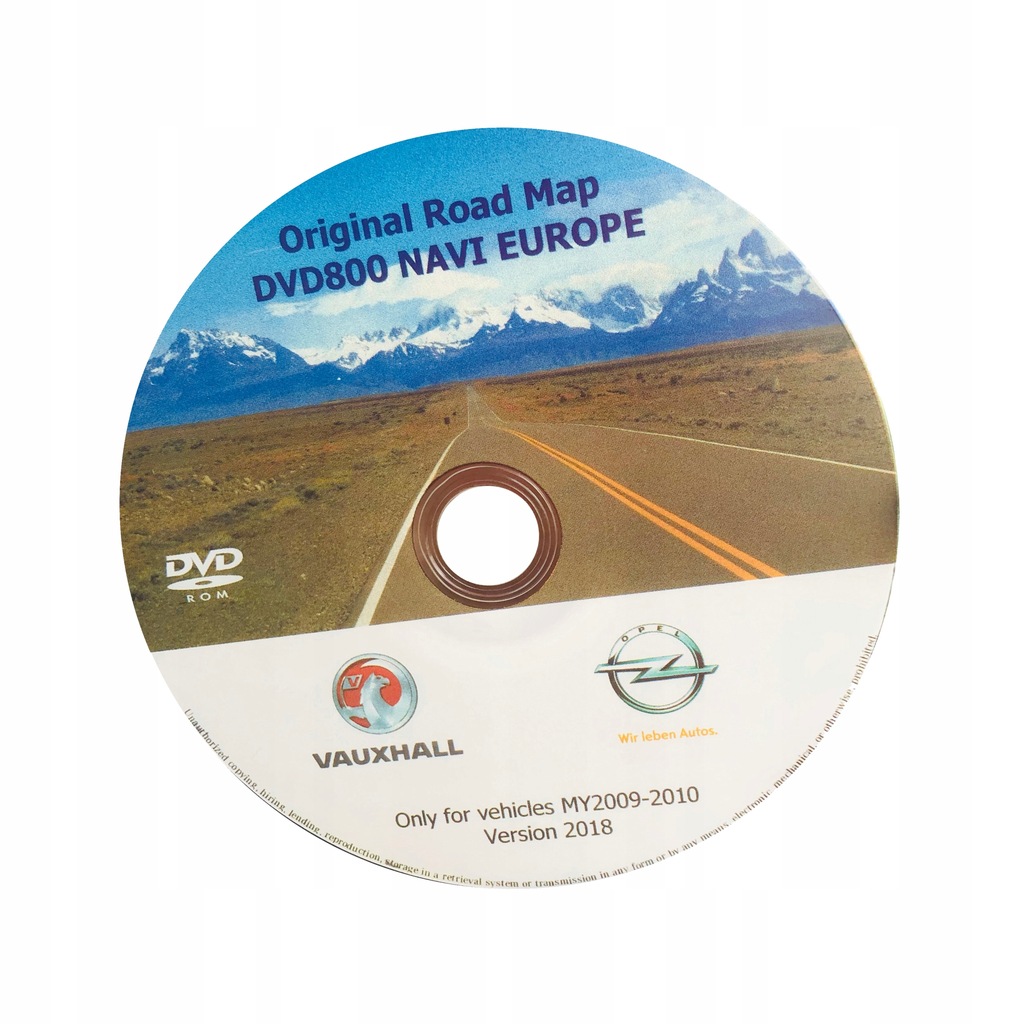 Mapy Płyta 2018 Opel Insignia, Astra, CD500 DVD800