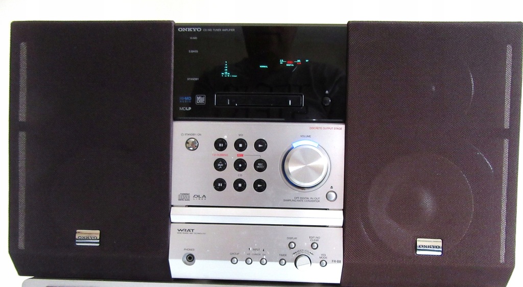 Miniwieża ONKYO FR 88 Hi-MD + kolumny