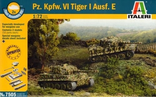 Купить ИТАЛЕРИ PZ. КПФВ. VI ТИГР AUSF. Е 7505 1:72: отзывы, фото, характеристики в интерне-магазине Aredi.ru