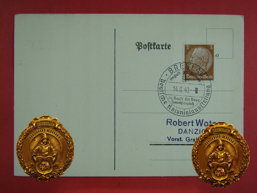1940 Breslau + Danzig,Lux Express N968