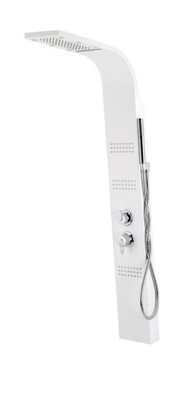 Panel Prysznicowy LED Natryskowy BIAŁY ROYAL