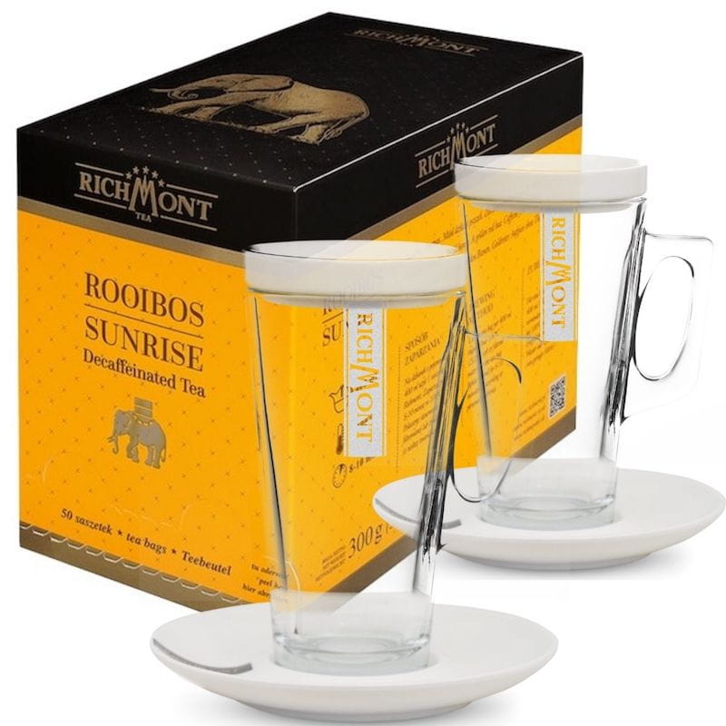 Richmont Rooibos Sunrise 50x6g z 2 szklankami Hot