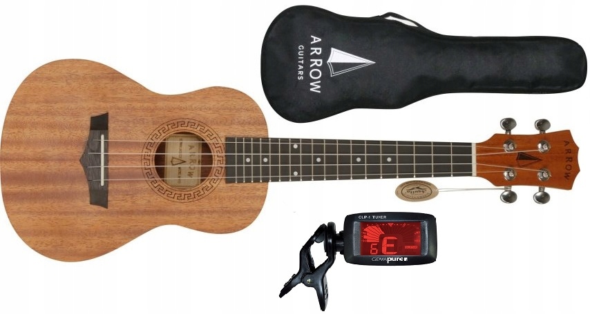 ARROW MH10 Ukulele Koncertowe + Pokrowiec + Tuner