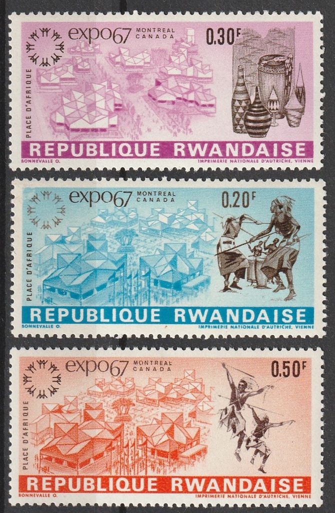 RWANDA - EXPO 67 - 1967 - CZYSTE **
