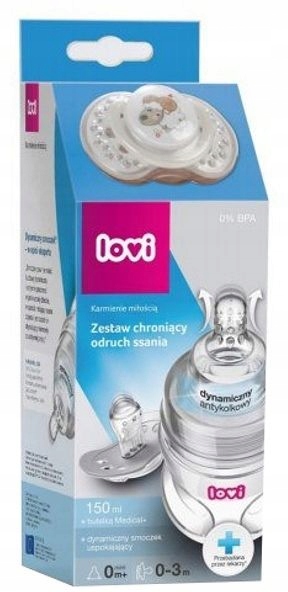 ZESTAW NIE ZABURZAJĄCY SSANIA MEDICAL+ 150ML LOVI