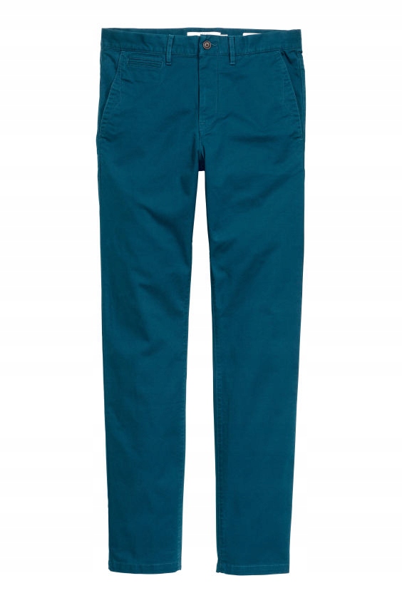 H&M Spodnie chinos Skinny Fit rozm. 36 L