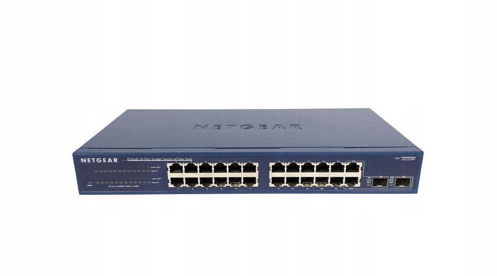 Netgear JGS524F v1 24 Port Gigabit Ethernet Switch w/Fiber Slots