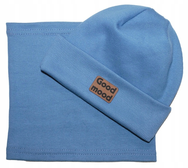 Czapka i komin komplet 46-48 wiosna jesień dla chłopca na prezent na roczek