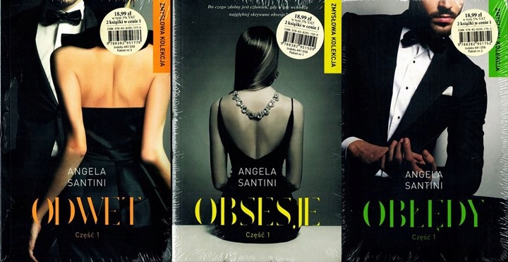 OBSESJE 1/2 + OBŁĘDY 1/2+ ODWET 1/2 Angela Santini