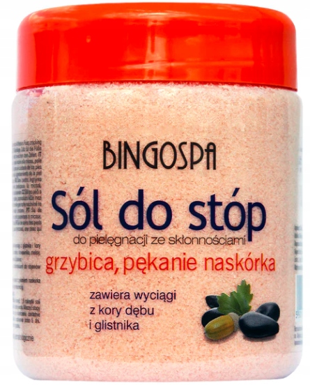 BINGOSPA Sól do stóp przeciw grzybicy 550 g