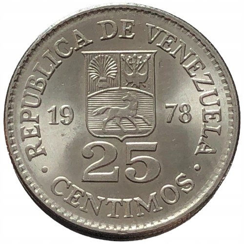 2604. Wenezuela - 25 centymów - 1978r.