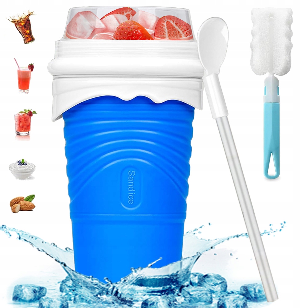 KUBEK DO MROŻONEJ FILIŻANKI SMOOTHIE, DIY HOMEMADE, KUBEK DO SLUSHY 500ML