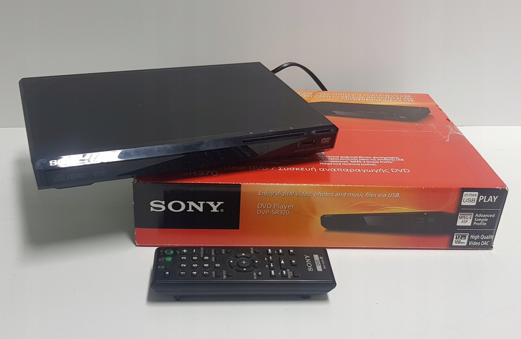 DVD SONY DVP-SR370 (3433/S/20)