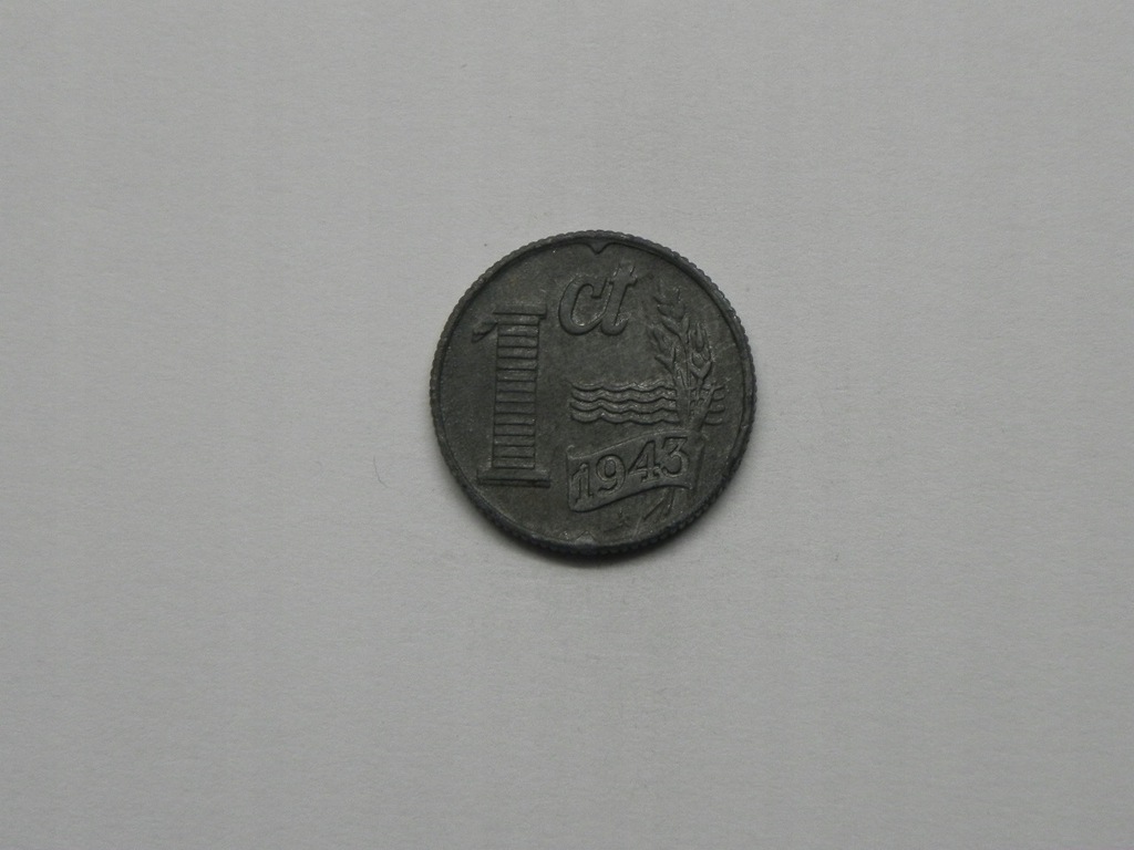 52548/ 1 CENT 1943 HOLANDIA