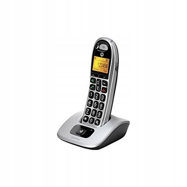 Telefon Bezprzewodowy Motorola CD301 DECT Srebro