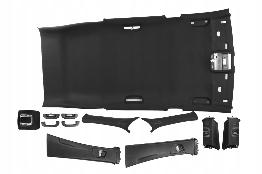 PODSUFITKA TAPICERKA DACHU POSZYCIE SŁUPKA OSŁONA KOMPLET MERCEDES EQB X243