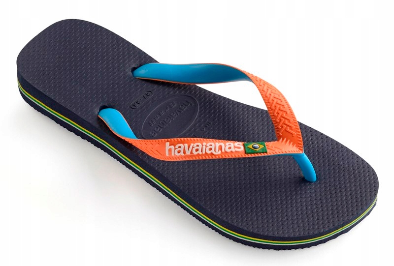 Havaianas Brasil Mix 43/44 kolorowe japonki klapki