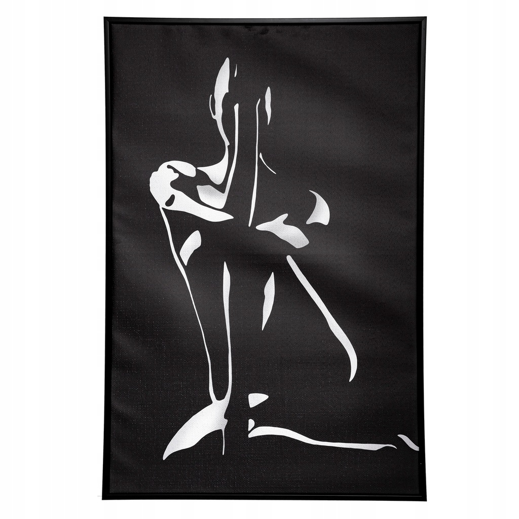 PLAKAT W RAMIE OBRAZ kobieca sylwetka 60x90 cm