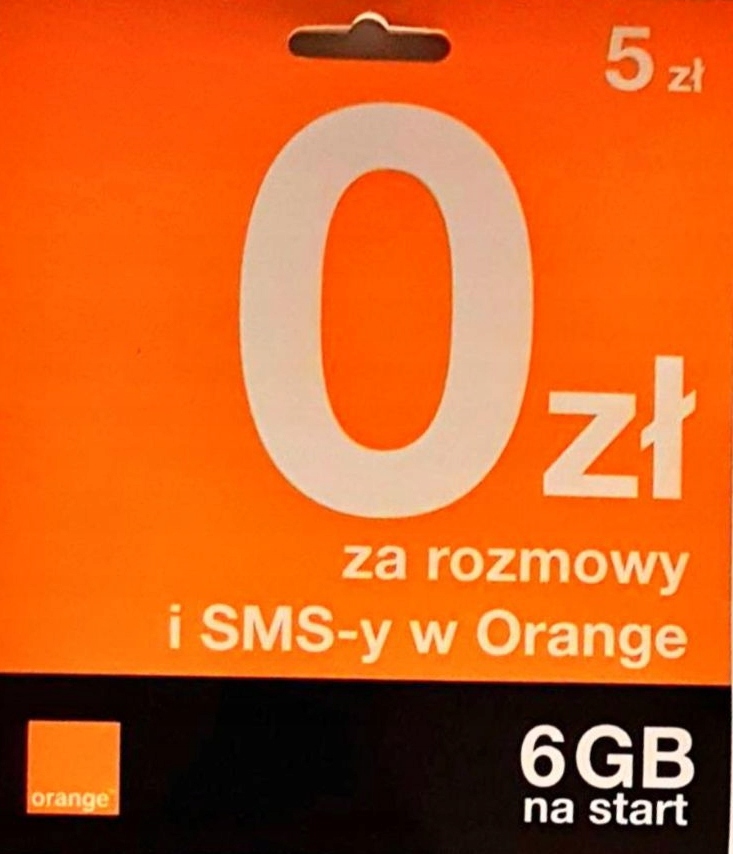 NUMER 690 650 910 ORANGE złoty prosty łatwy nju