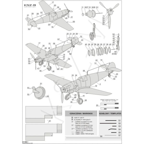 Купить WAK 3/15 — Самолет Мессершмитт Bf-109E-3 1:33: отзывы, фото, характеристики в интерне-магазине Aredi.ru