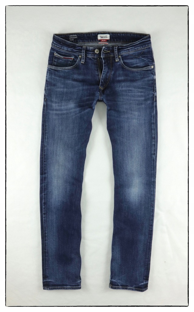 TOMMY HILFIGER jeansy rozm: 30/32 PAS: 82cm