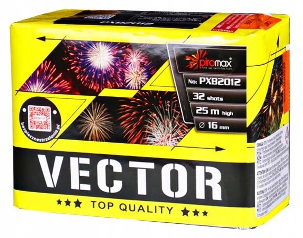 WYRZUTNIA FAJERWERKÓW VECTOR 32 STRZAŁY