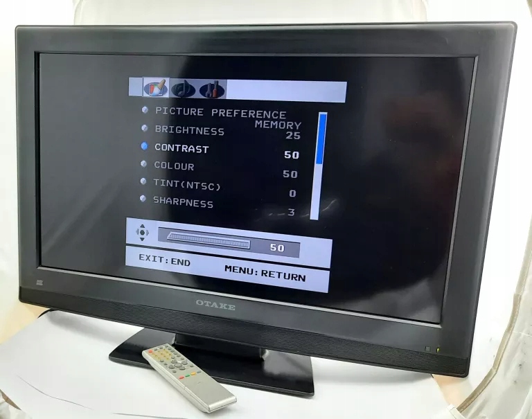 T出品 TELEWIZOR OTAKE 32'' LCD TV32TK3 Z PILOTEM - 12259899430