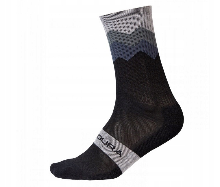 Skarpety Endura Jagged Socks Black - L/XL (43-47)