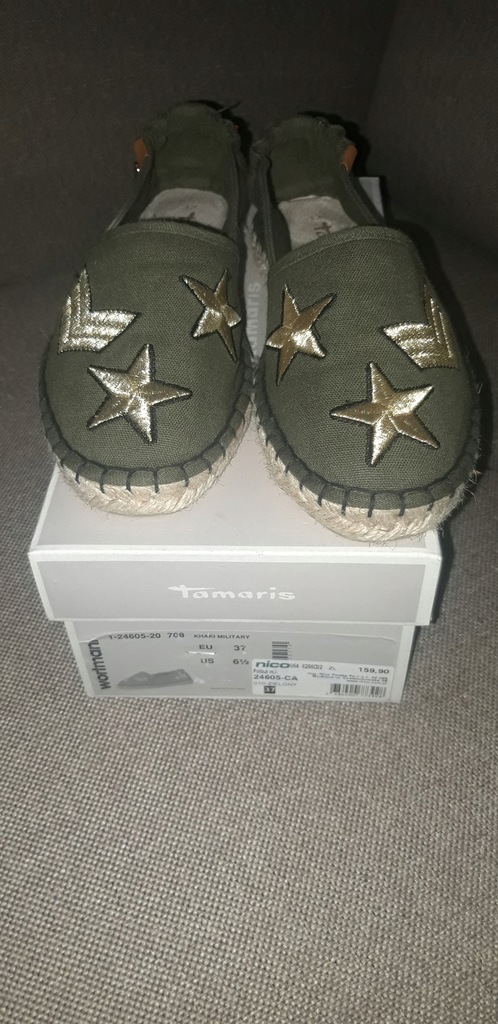 Espadryle Tamaris Nowe rozm.37